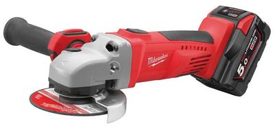 Bruska Milwaukee® HD28 AG125-502X, 2x5.0Ah, 125 mm, uhlová