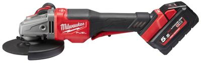 Bruska Milwaukee® M18 FHSAG125XPDB-552X, 2x5.5Ah, rapid stop, uhlová