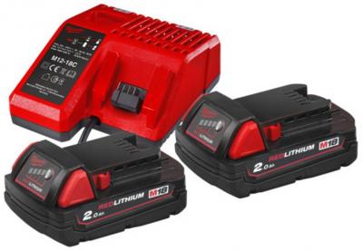 Sada Milwaukee M18 NRG-202, 2xM18 2.0 / M12-18FC