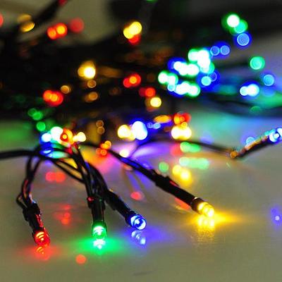 Reťaz MagicHome Vianoce Orion, 100 LED multicolor, 8 funkcií, 230V, 50 Hz, IP20, interiér, L-10 m
