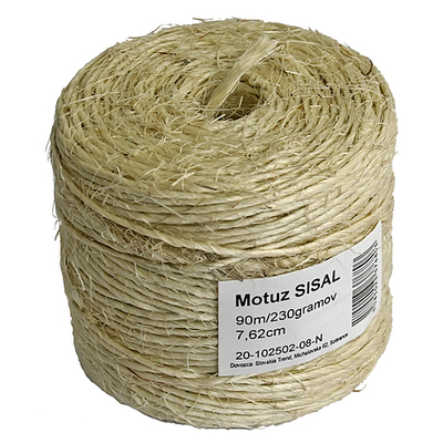 Motúz Sisal L-90 m/230 g, TubePack