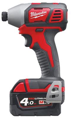 Utahovak Milwaukee M18 BID-402C, 2x4.0Ah, 180Nm, 1/4" Hex
