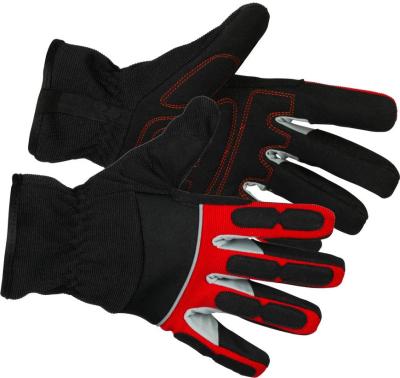 Rukavice Strend Pro Velumi High Vision, textil/koža s reflexnými prvkami, veľkosť 11/XXL, blister