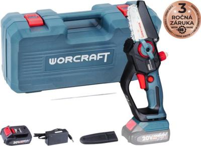 2.TRIEDA Píla Worcraft Home CHS-S20LiCM ShareSYS, 20V Li-ion, 4" reťaz, BRUSH, mini reťazová, SET v kufri