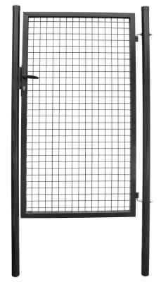 2.TRIEDA Brána Strend Pro METALTEC ECO, 1000/1500/50x50 mm, hranatý rám, antracit, jednokrídlová, záhradná, ZN+PVC, RAL7016