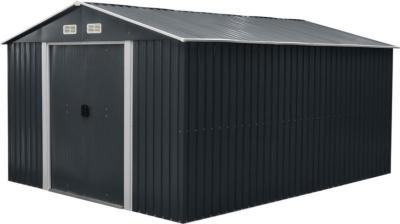 2.TRIEDA Domček Strend Pro, záhradný, plech, antracit, 301x367x214 cm