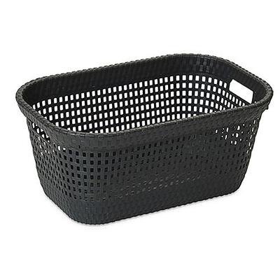 Kôš DEAhome Rattan 45 lit, antracitový, na bielizeň, prádlo