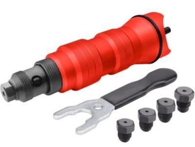 2.TRIEDA Nadstavec na vŕtačku Strend Pro Premium, 1/4", 2,4 - 6,4 mm nitovací, pre trhacie nity, v kufri