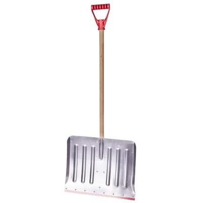 Odhrňovač ANSNOW W9, 460x370 mm, lopata na sneh, Alu hlava, s násadou drevo 90cm, zmontovaný
