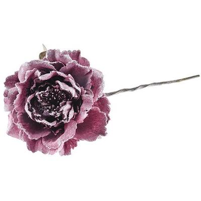 Kvet MagicHome, pivónia, tmavo ružová, stonka, veľkosť kvetu: 11 cm, dĺžka kvetu: 21 cm, bal. 6 ks