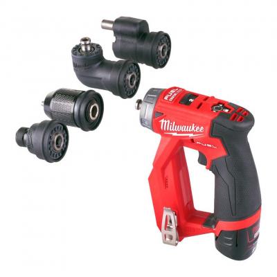 Skrutkovac Milwaukee M12 FDDXKIT-202X, 2x2.0Ah, 34Nm, nadstavce