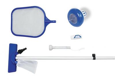 Súprava Bestway® FlowClear™, 58195, zberač, sieťka, násada/tyč, plavák, teplomer, tester, záplaty, sada na čistenie a údržbu bazéna