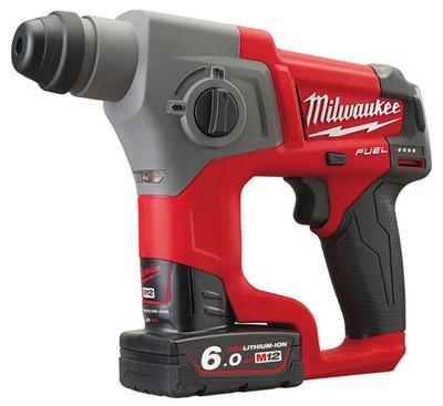 Kladivo Milwaukee M12 CH-602X, 2x6,0Ah, SDS+, 1.1J