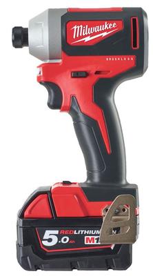 Utahovak Milwaukee M18 BLID2-502X, 2x5.0Ah, 180Nm, 1/4" Hex
