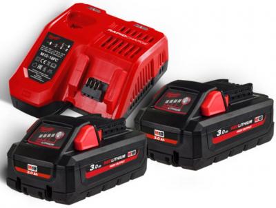 Sada Milwaukee M18 HNRG-302, 2xM18 3.0 / 1xM12 2.0 / M12-18FC