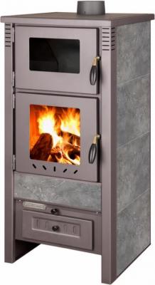 2.TRIEDA Kachle Pro TAURUS Ceramic, šedé, 12 kW, 120 mm, s rúrou na pečenie