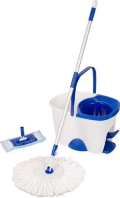 2.TRIEDA Súprava upratovacia Neco TORNADO Spin Mop, rotačný mop na podlahy + vedro 18 lit., Microfibre, PP, ABS