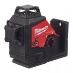 Laser Milwaukee M12 3PL-401C, 3D, 360st, liniovy