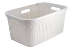 Kôš Curver® STYLE 45L, krémový, 59x38x27 cm, na bielizeň, prádlo