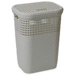 Kôš DEAhome Rattan Linen 60 lit, sivý, na bielizeň, prádlo