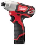 Utahovak Milwaukee M12 BID-202C, 2x2.0Ah, 112Nm, 1/4" Hex