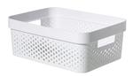 Kôš Curver® INFINITY RECYCLED 11L, biely, 36x27x14 cm