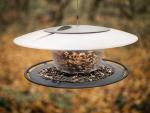 Krmítko Birdyfeed Round, Stone gray, 29,4x25,8x12,2 cm, pre vtáky