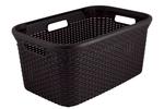Kôš Curver® STYLE 45L, tmavohnedý, 59x38x27 cm, na bielizeň, prádlo