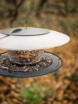 Krmítko Birdyfeed Round, Stone gray, 29,4x25,8x12,2 cm, pre vtáky