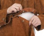 Bolero Weldas 44-7800, Lava Brown™, 124cm, c. XL, zvaracske, na ramena+rukav
