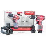 Skrutkovac Worcraft CD-10,8Li, 10.8V, 1.3Ah, 2x batéria, LED osvetlenie