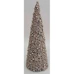 Dekorácia MagicHome Vianoce, šampaň, bobuľky, 30 cm