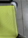 2. TRIEDA Stolička LEQ BRENDA, šedý rám/zelená, 60x70 cm