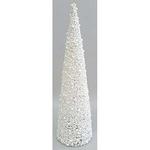 Dekoracia MagicHome X9208, TreeCone45.White, biela, bobuľky, 45 cm