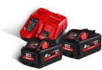 Pila Milwaukee M18 FSZ-802X, 2x8.0 Ah + kufor, chvostova