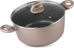 2.TRIEDA Hrniec MagicHome Coffee Brown Line, 28 cm, 5900 ml, s pokrievkou
