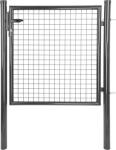 2.TRIEDA Brána Strend Pro METALTEC ECO 2, 1000/1500/50x50 mm, okrúhly rám, antracit, jednokrídlová, záhradná, ZN+PVC, RAL7016