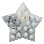 Gule MagicHome Vianoce, 20 ks, strieborné, mix