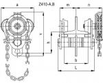 Macka Brano Z 420-A 3,2 t, 3,0 m, jednonosnikova