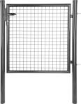 2.TRIEDA Brána Strend Pro METALTEC ECO 2, 1000/2000/50x50 mm, okrúhly rám, antracit, jednokrídlová, záhradná, ZN+PVC, RAL7016