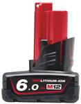 Akumulator Milwaukee M12 B6, 12V, 6.0 Ah