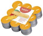 Sviečky Bolsius Tealight True Scents, čajové, vonné, mango, bal. 18 ks