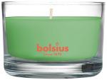 Sviečka Bolsius Jar True Scents 50/80 mm, vonná, zelený čaj, v skle
