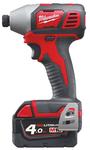 Utahovak Milwaukee M18 BID-402C, 2x4.0Ah, 180Nm, 1/4" Hex