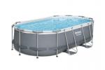 Bazén Bestway® Power Steel™, 56620, kartušová filtrácia, rebrík, dávkovač, 427x250x100 cm