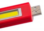 Svietidlo Strend Pro Keychain, kľúčenka, prívesok, s karabinkou, mix farieb, LED 75 lm, USB nabíjanie, 74x25x15 mm, Sellbox 24 ks