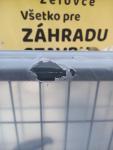 2.TRIEDA Brána Strend Pro METALTEC DUO, 3580/1450/100x50 mm, antracit, dvojkrídlová, záhradná, ZN+PVC, RAL7016