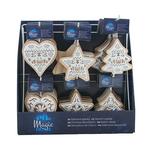 Ozdoba MagicHome Vianoce, 6 druhov, závesná, Sellbox 48 ks