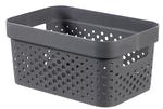 Kôš Curver® INFINITY RECYCLED 4.5L, antracit, 26x18x12 cm