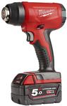 Pistol Milwaukee M18 BHG-502C, 2x5.0Ah, teplovzdušná